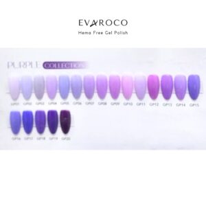 purple collection gel polish evaroco